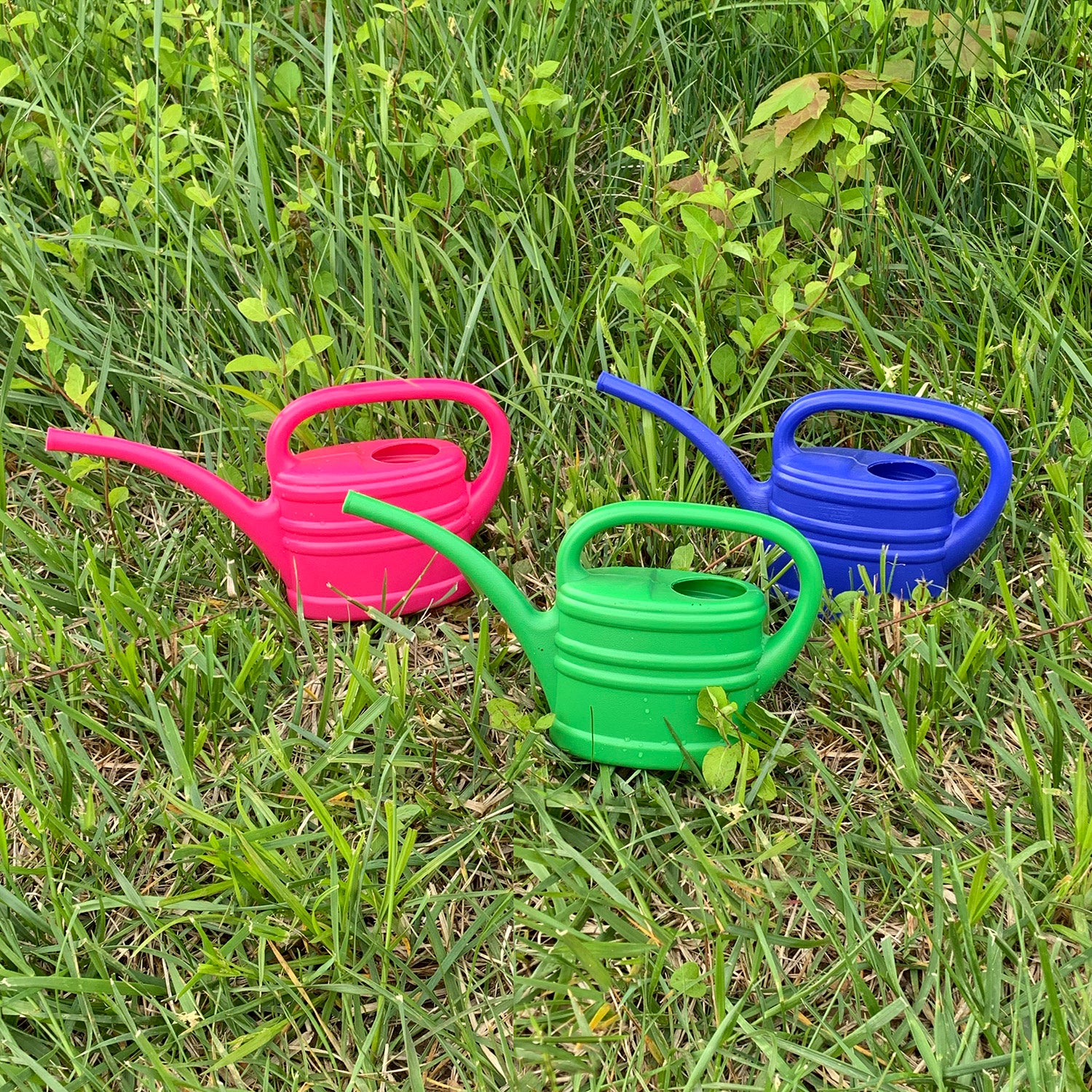 1 pt Pink Plastic Watering Can