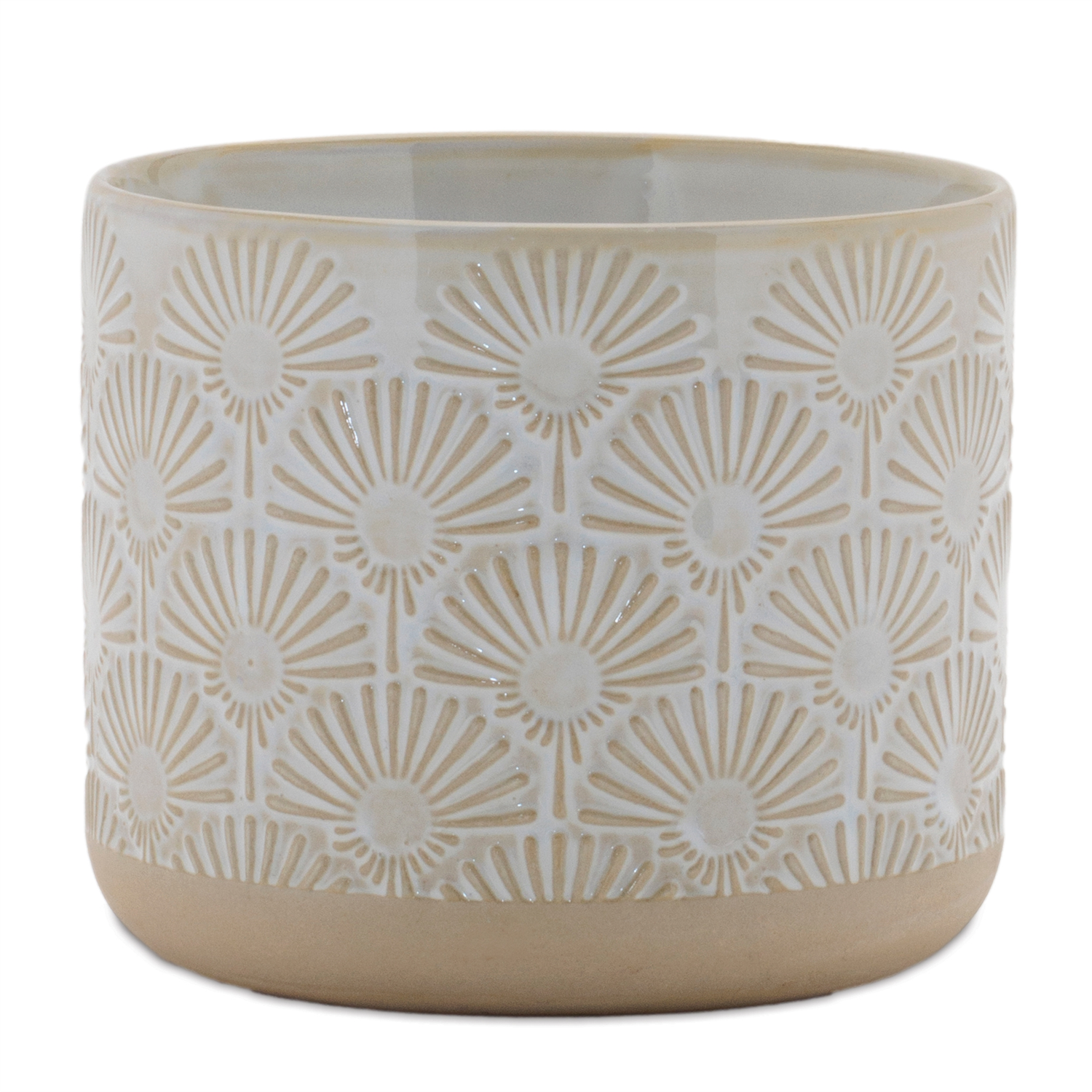 Container (Set of 2) 4.75"D x 4"H Porcelain