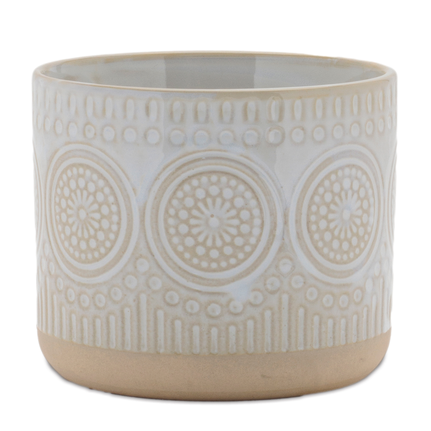 Container (Set of 2) 4.75"D x 4"H Porcelain