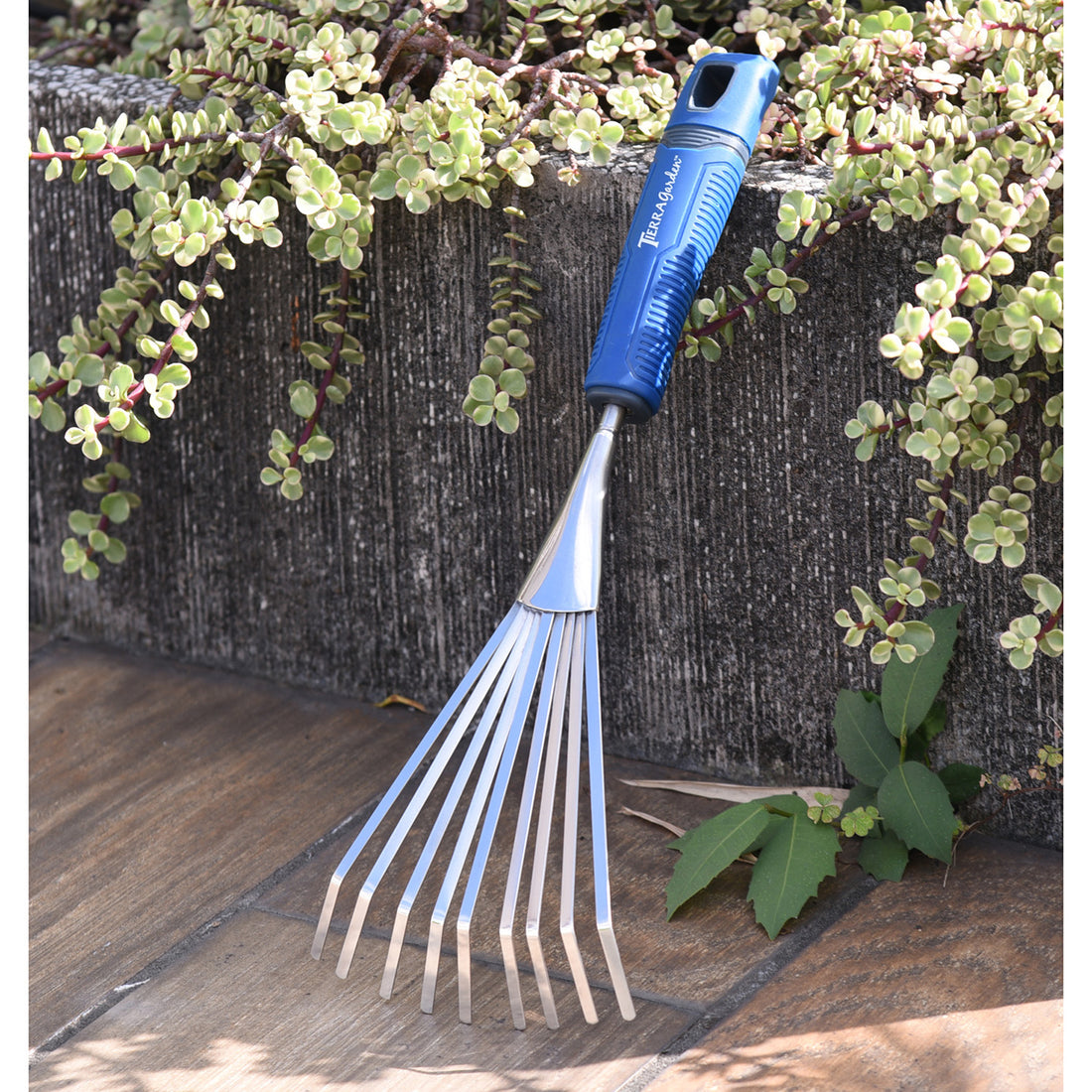 Stainless Steel Hand Rake with TPR Handle