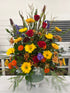 A stunning arrangement in a large vessel sure to wow.