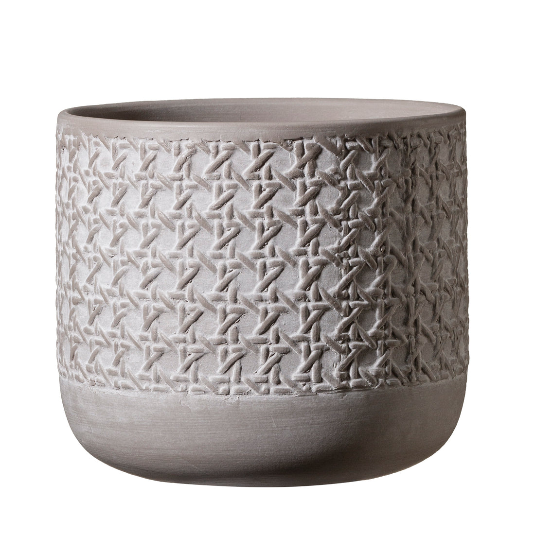5.1" Silk Gray Ceramic Vienna Pot