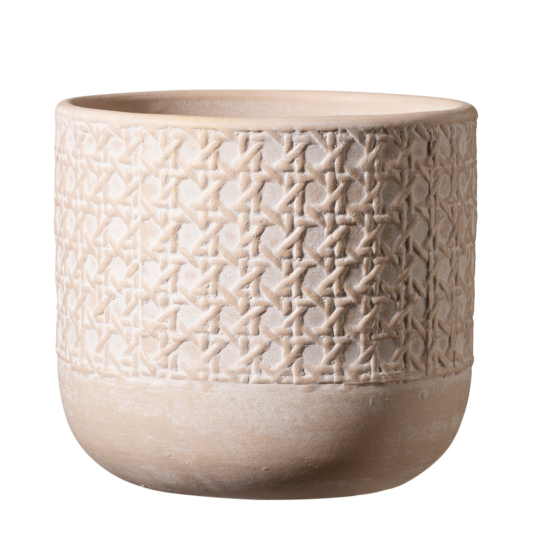 5.1" Natural Beige Ceramic Vienna Pot