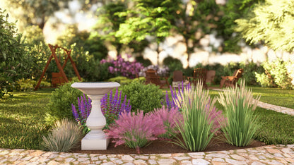 Bird Bath Garden Design 5&