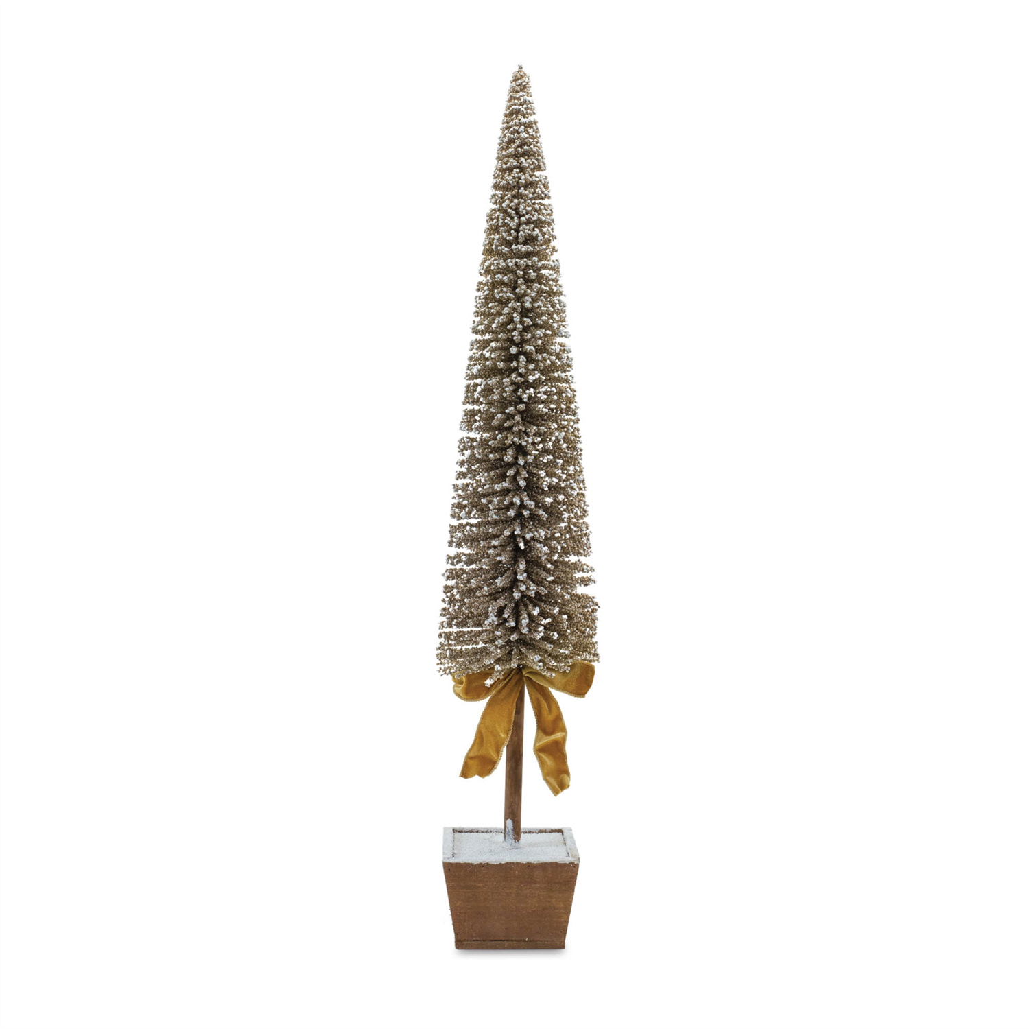 Potted Bottle Brush Pine Tree (Set of 3)