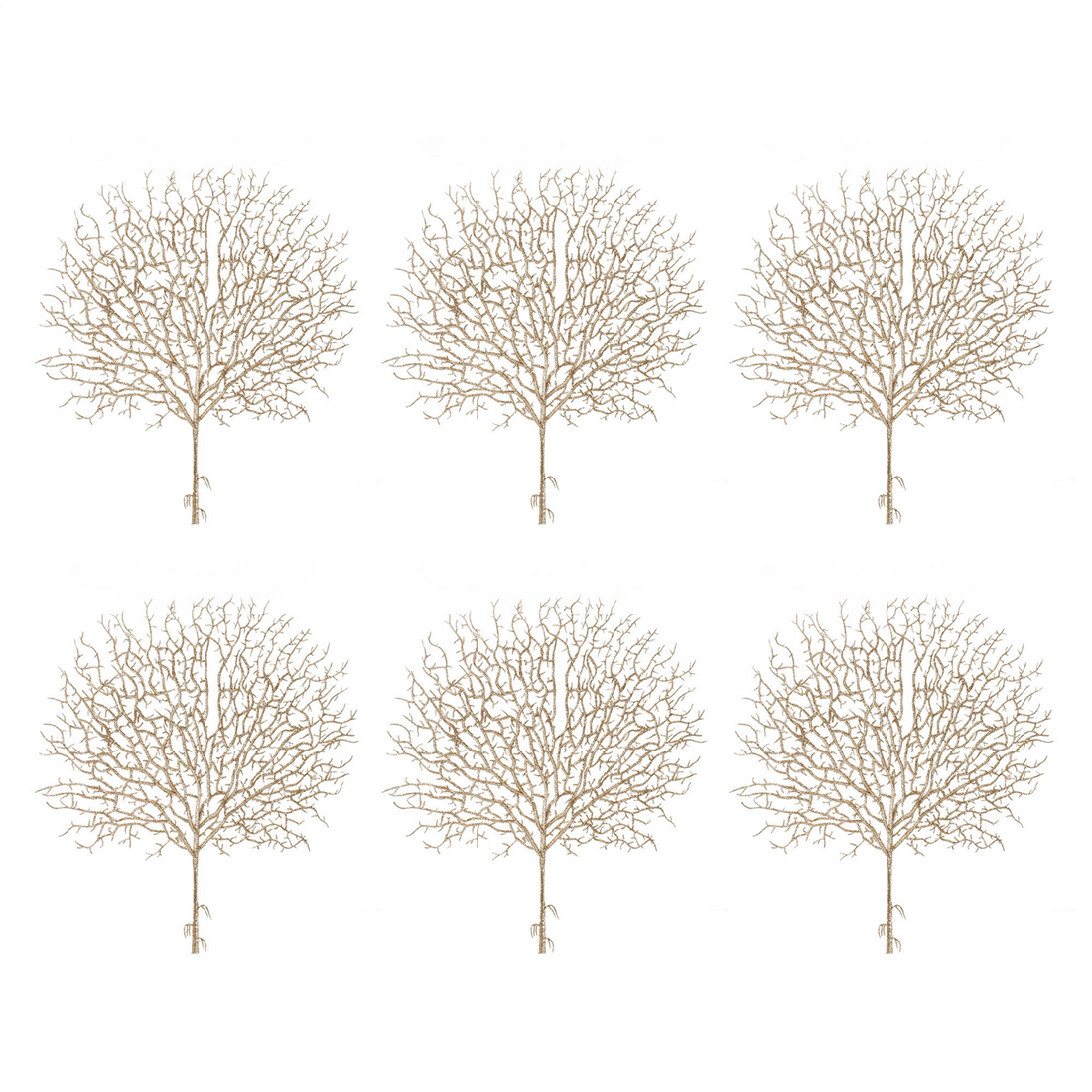 Glittered Twig Spray (Set of 6)