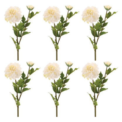 Dahlia Stem (Set of 6) 27”H Fabric