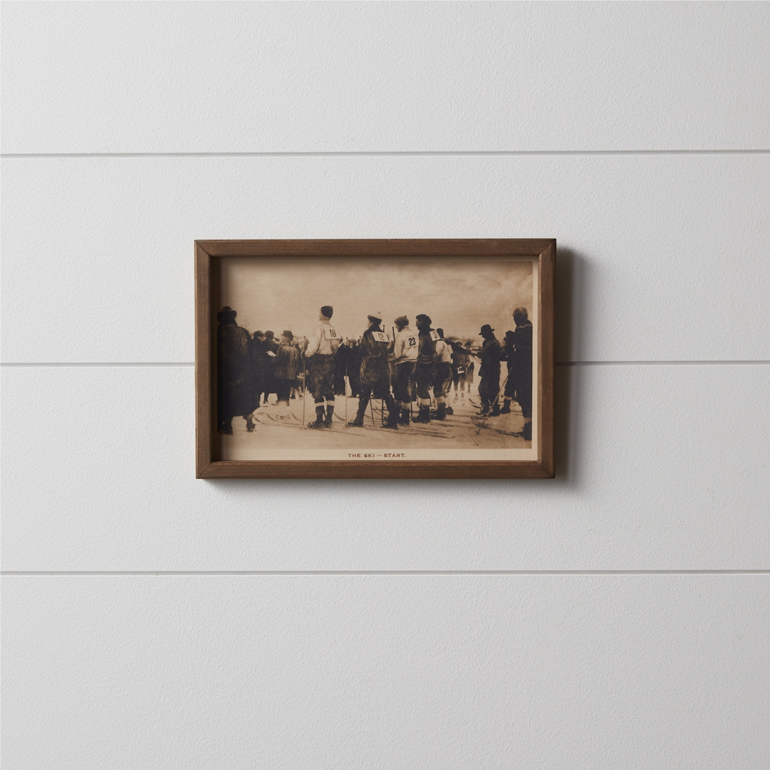 Vintage Ski Race Wall Decor 11.75"L