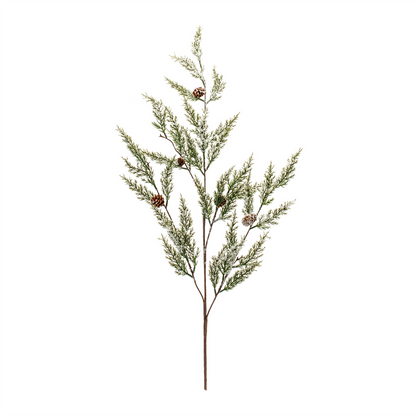 Icy Pine Spray with Pinecones (Set of 2)