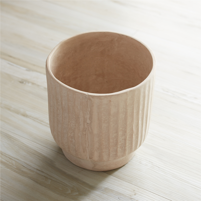 Container 7.5"D x 7.5"H Recycled Paper/Chalk Powder