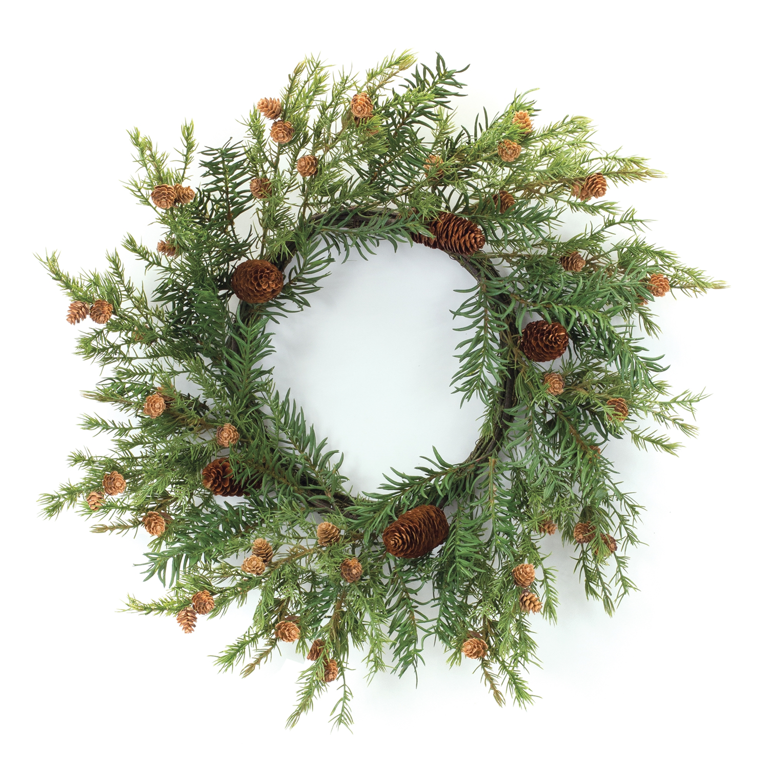 Pine Cone Wreath 24"D