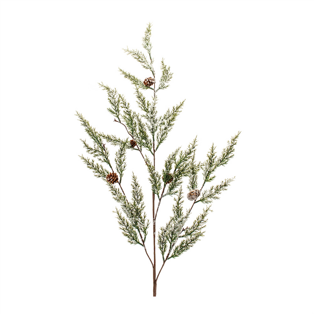 Icy Pine Spray with Pinecones (Set of 2)
