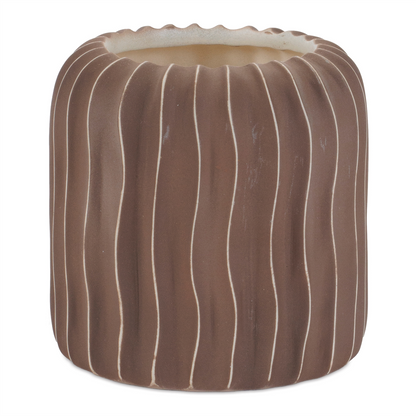 Container (Set of 2) 4.75"D x 5"H Ceramic